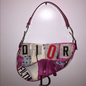 Vintage Dior 2003 'Filth' Saddle Bag
